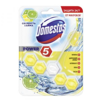 Блок для очищения унитаза Domestos Power 5 Свежесть лайма