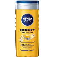Гель для душа NIVEA BATH CARE BOOST 3в1 для мужчин