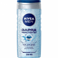 Гель для душа Nivea Bath Care для мужчин Заряд чистоты