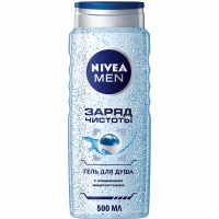 Гель для душа Nivea Bath Care 'Заряд Чистоты' для мужчин