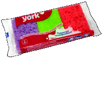 Губка 'YORK ' Колор люкс 3шт