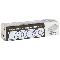 Леденцы БОБС экстра ментол с витамином С
