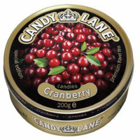 Леденцы Candy Lane фруктовые клюква ж/б