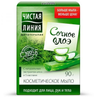 Мыло косметическое Чистая Линия Алоэ