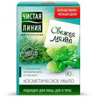 Мыло косметическое Чистая Линия Мята