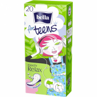 Прокладки  ежедневные BELLA for teens Panty relax deo  супертонкие 20шт.