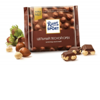 Шоколад молочный Риттер Спорт цельный Лесной Орех