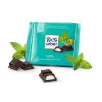 Шоколад темный Ritter Sport с мятной начинкой