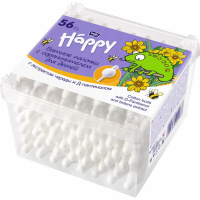 Ватные палочки Bella Baby happy для детей с экстрактом череды 56шт