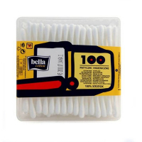 Ватные палочки BELLA cotton 100шт. (коробка квадрат